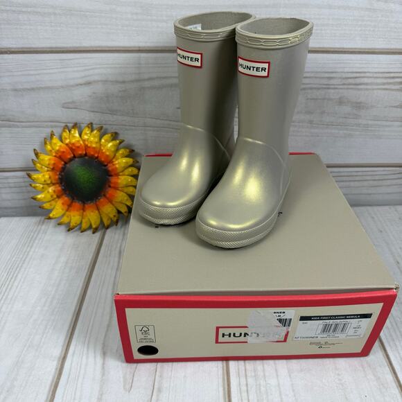 hunter first classics‎ nebula rain boots 8/9C - Picture 1 of 3